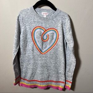 Cat&Jack Sweater w/heart size M(7/8)